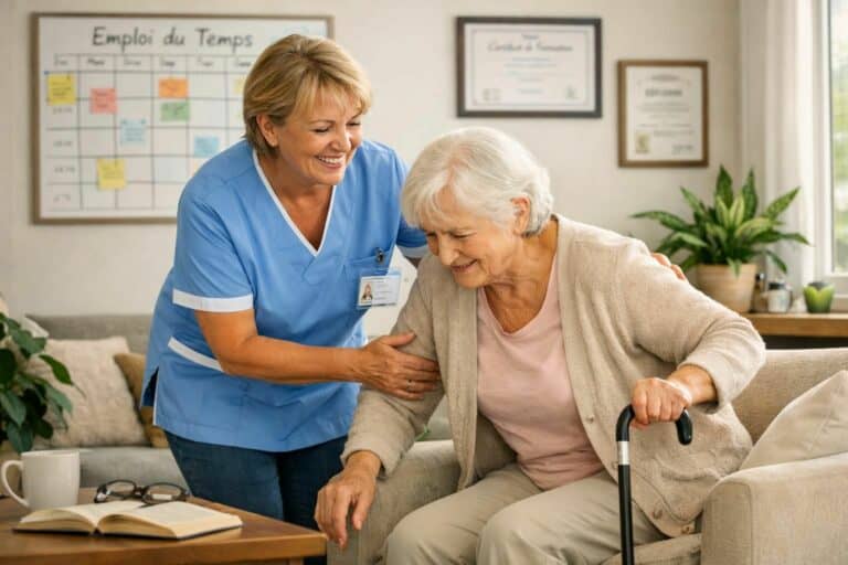 Reconversion après 50 ans : devenir aide à domicile