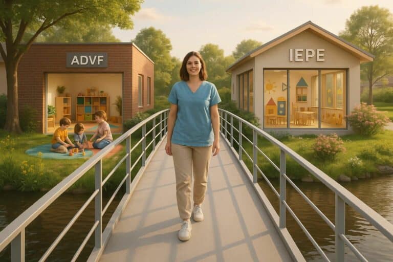 De l&rsquo;ADVF à la petite enfance : la passerelle vers l&rsquo;IEPE