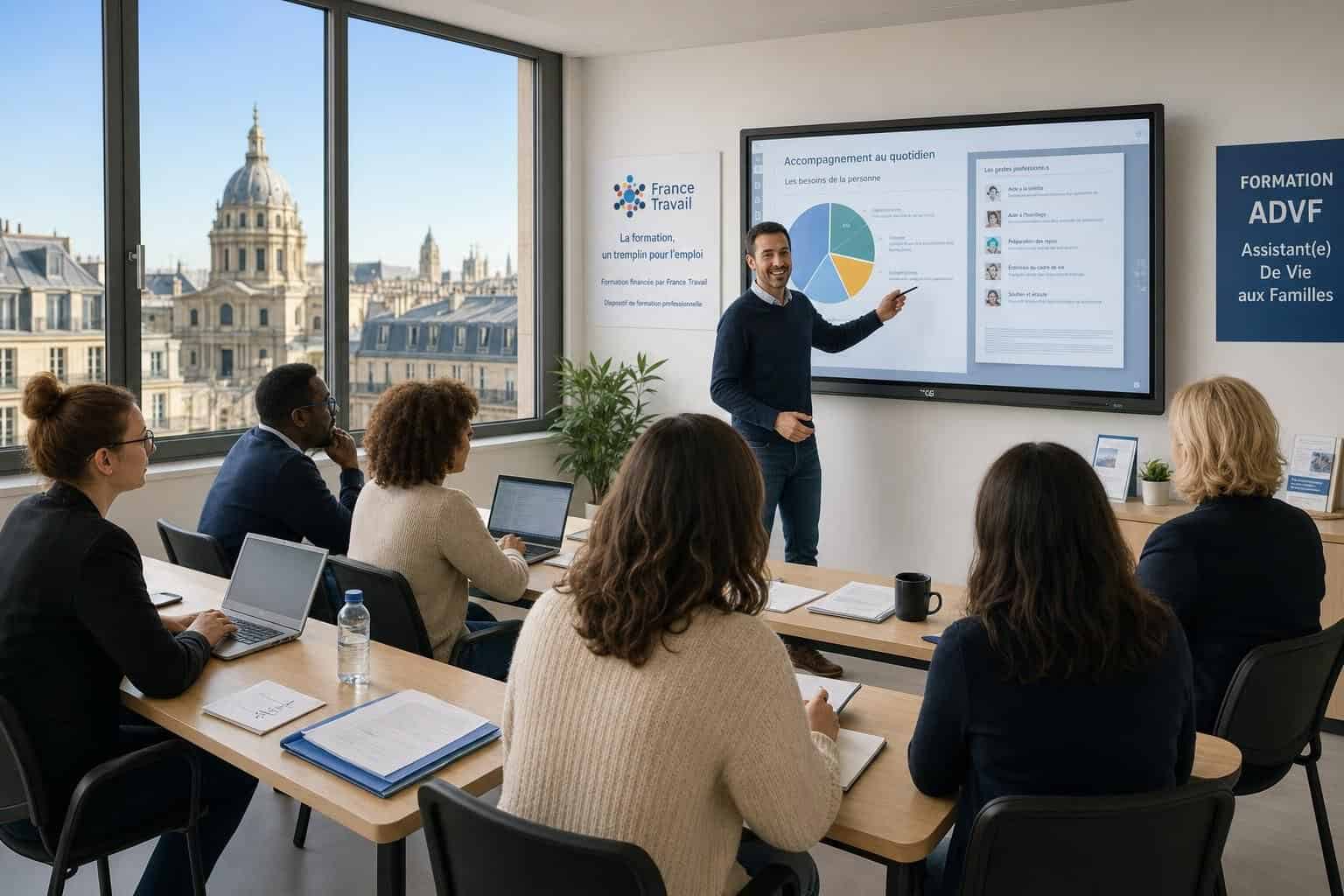 Formation ADVF financée par France Travail à Paris