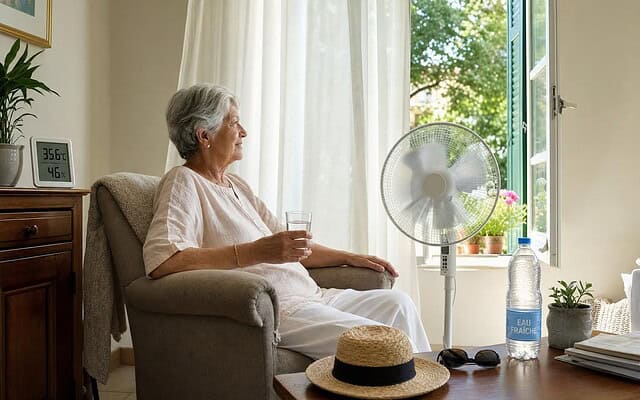 Canicule : checklist complète pour protéger une personne âgée