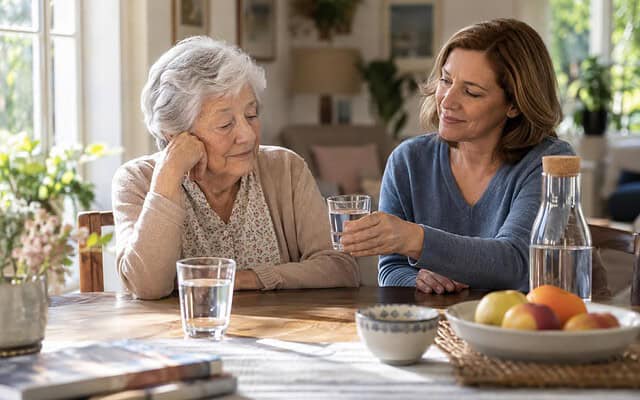 Pourquoi les personnes âgées boivent-elles moins ?